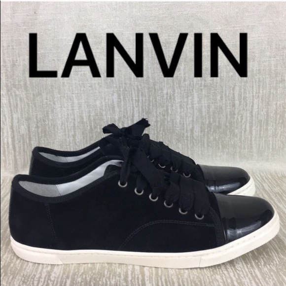 Lanvin Shoes - ⭐️ LANVIN PATENT/ SUEDE SNEAKERS 💯AUTHENTIC